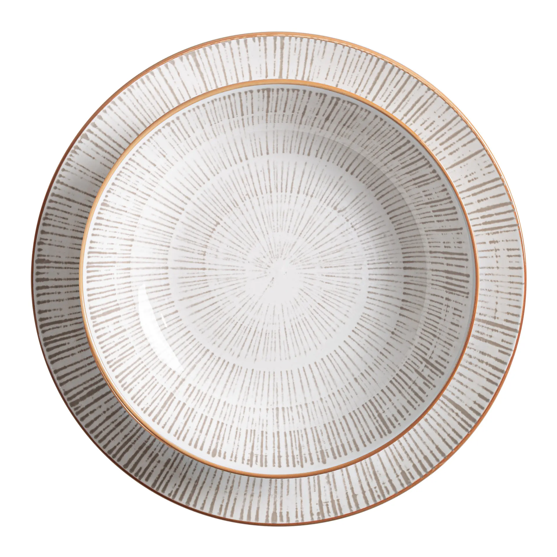 Produse - Veselă din Portelan Gri, 26x26x2cm, Set de 18, VicalHome 39186 VicalHome 39186