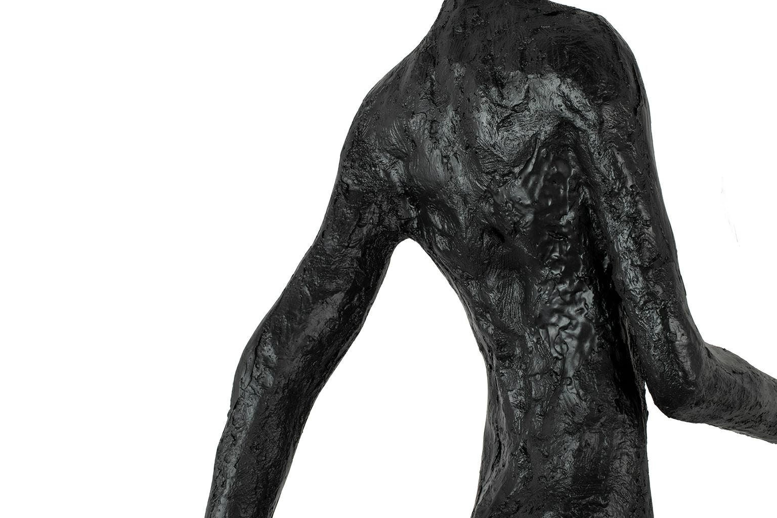 Lampadar Human Square 218 135x40x218,5 cm, Fibră de Sticlă și Oțel Negru - Moosee [6]