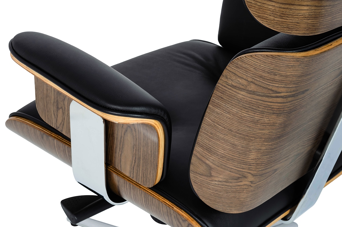Scaun de Birou Lounge Business, Lemn Nuc - King Home [4]