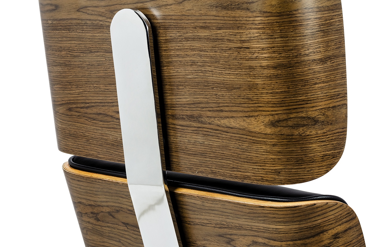 Scaun de Birou Lounge Business, Lemn Nuc - King Home [7]
