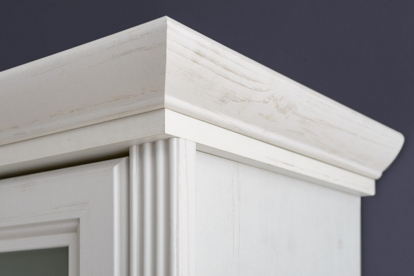 Dulapior baie suspendat 50x75 cm Palace White, design clasic, culoare alb COMAD [3]