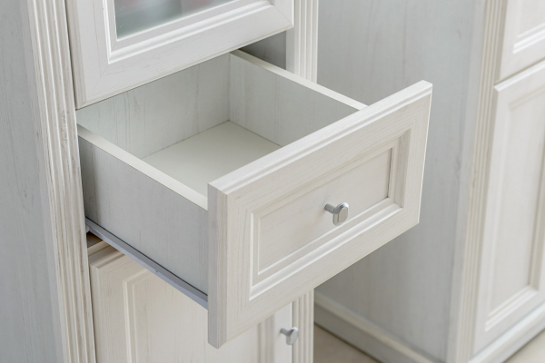 Dulap baie 40x80 cm, alb, design clasic, Palace White COMAD [4]