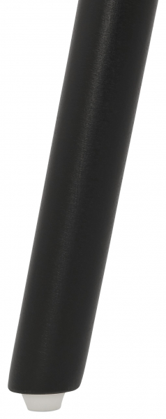 Masa inalta rotunda bar Amos 60x60x110 cm, MDF alb, design scandinav, picioare negre, BT00330WHBL - Kokoon [9]