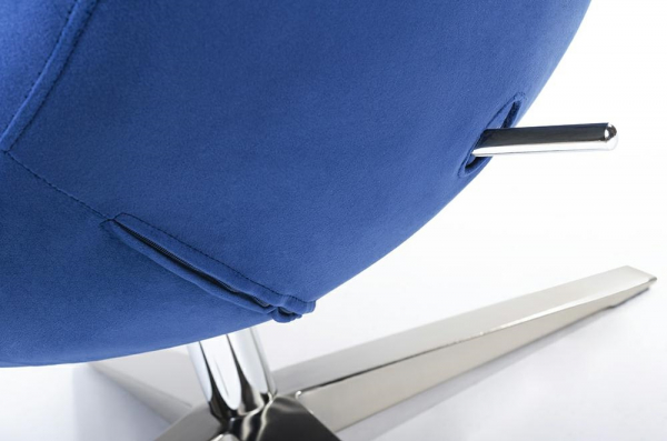 Fotoliu design lux Egg Wide Velvet, diverse culori, velur/otel crom, HE-066.HM8-18.DGREEN - King [14]