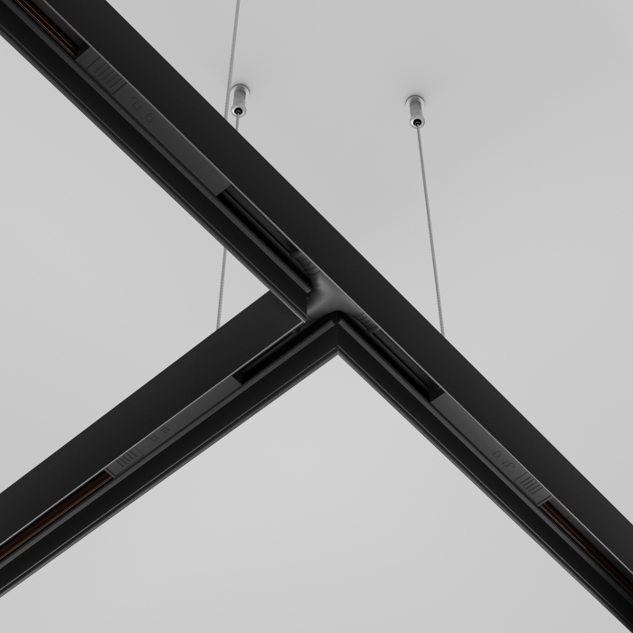 Accesoriu Accesorii pentru șine Exility, Aluminiu Negru, Maytoni TRA034CWT-42B-DE [4]