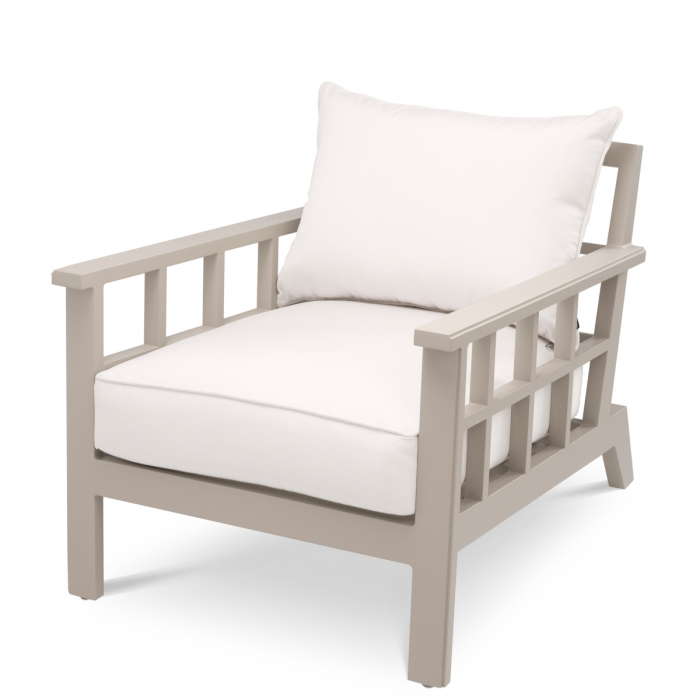   Scaun de exterior Cap-Ferrat din pânză sunbrella bej 113740 EICHHOLTZ [3]