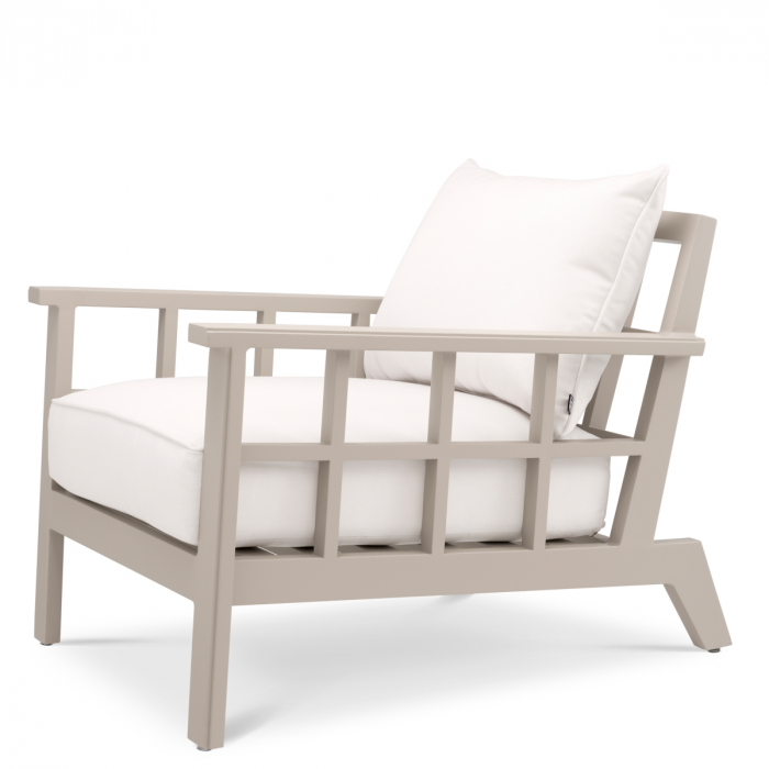  Scaun de exterior Cap-Ferrat din pânză sunbrella bej 113740 EICHHOLTZ [4]