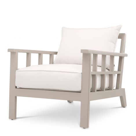   Scaun de exterior Cap-Ferrat din pânză sunbrella bej 113740 EICHHOLTZ [9]