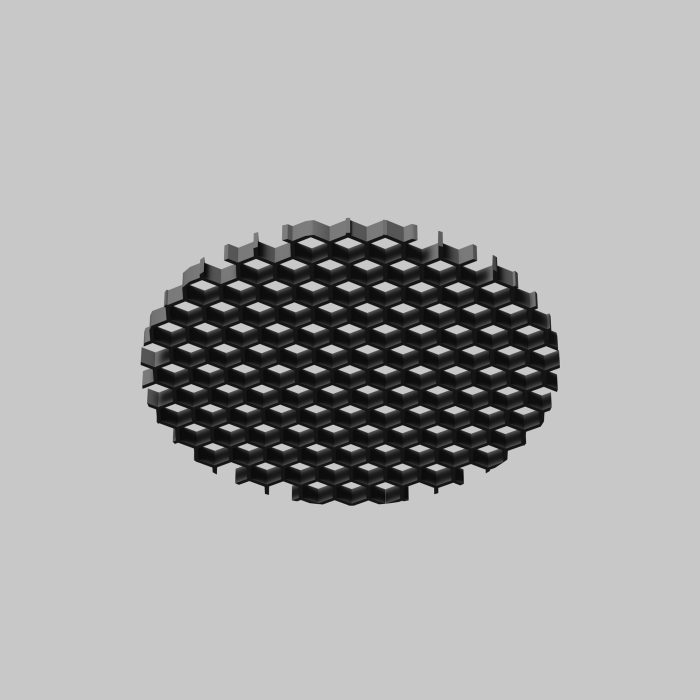 Accesoriu Dip Negru Aluminiu -W MAYTONI HoneyComb001-D41.5 [2]