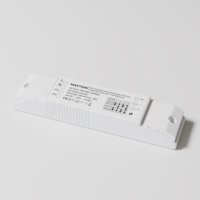 Accesoriu Surse de alimentare DALI, Plastic Alb, 12W, MAYTONI PSL-DL40-3CCT-150-300mA-DE [2]