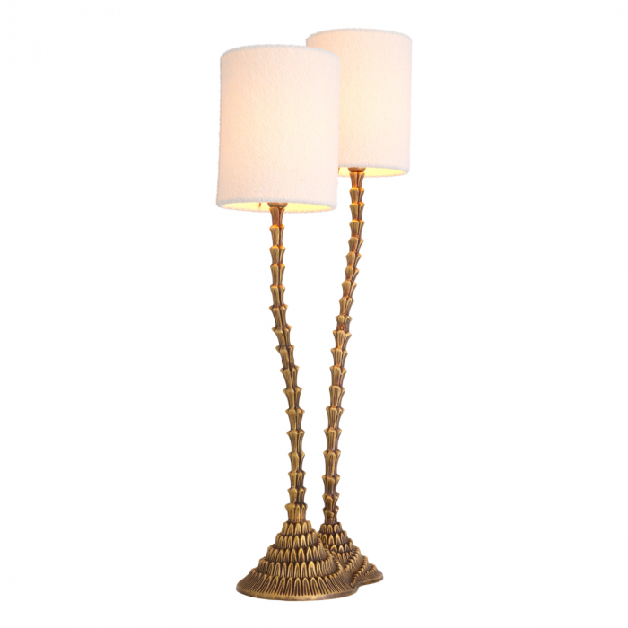  Lampă de masă Forenza finisaj din alamă vintage inclusiv abajururi 116949 EICHHOLTZ [2]