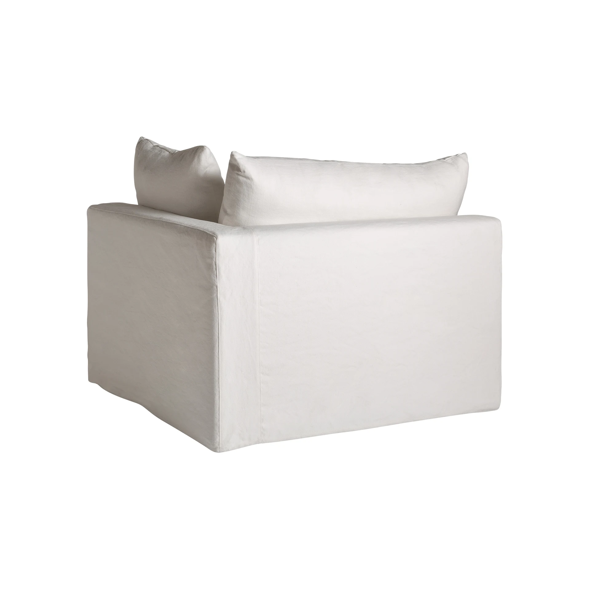 Canapea din Bumbac, In si Spuma, Alb, 103x100x84 cm - VicalHome 35111 [25]