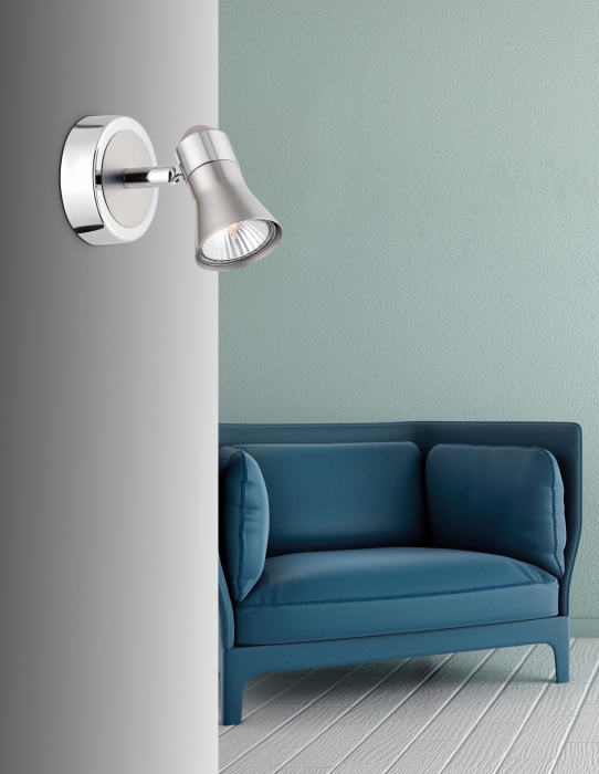 Aplica alba/nichel cu spot LED Akila, 664001 - Novaluce [6]