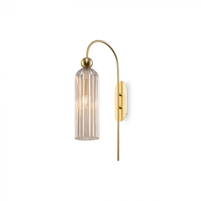 Aplica Antic MOD302WL-01CG, 1xE14, aurie+cognac, IP20, Maytoni [3]