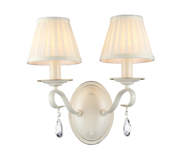 Aplica Bird ARM172-02-G, 2xE14, bej+alba, IP20, Maytoni [1]