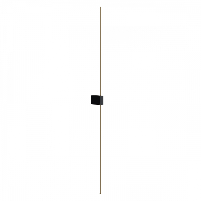 Aplica LED Pars C071WL-L12GB3K, 12W, 1050lm, lumina calda, IP20, neagra+aurie, Maytoni [2]