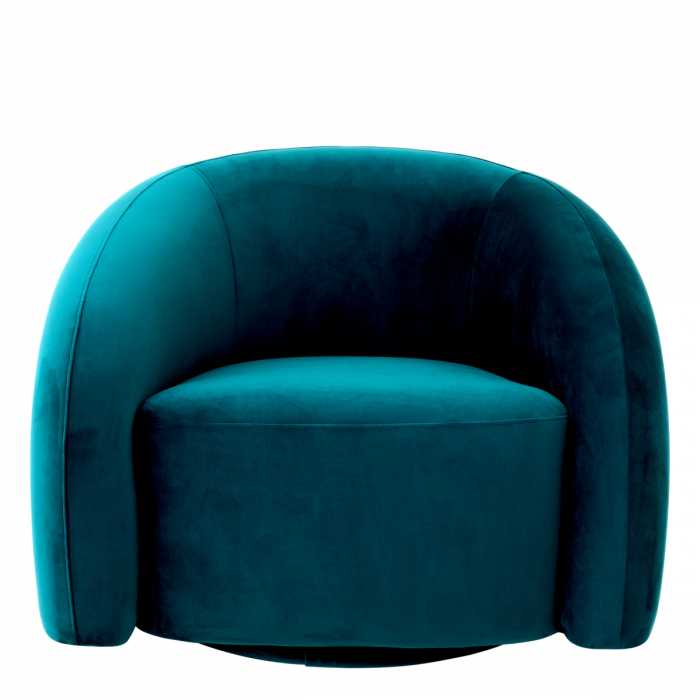   Scaun rotativ Novelle savona verde mării catifea 117010 EICHHOLTZ [3]