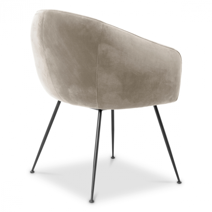   Scaun de dining Elbury velur greige savona 117009 EICHHOLTZ [4]