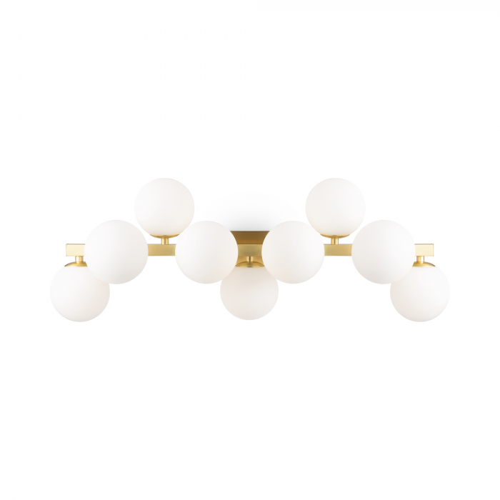 Aplica Dallas MOD547WL-09BS 9xG9, aurie+alba, IP20, Maytoni [1]