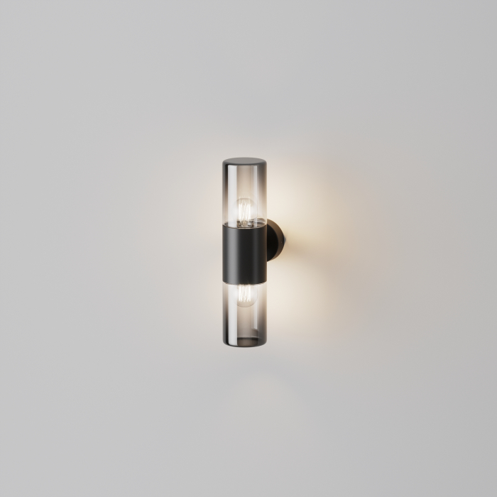 Aplică de exterior Amas, Aluminiu și sticlă Grafit, 60W, MAYTONI O432WL-02GF [6]