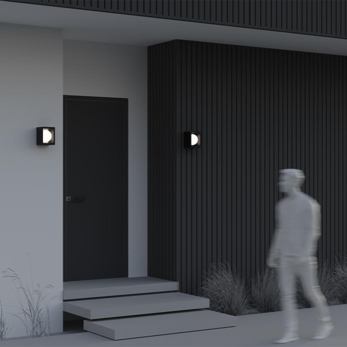 Aplică de exterior Ardezie, Aluminiu și plastic Grafit, 10W, MAYTONI O483WL-L10GF3K [3]