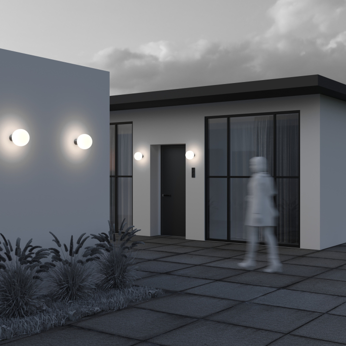 Aplică de exterior Bold, Aluminiu Gri, 60W, MAYTONI O598WL-01GR1 [2]