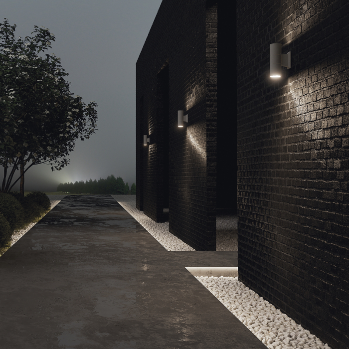 Aplică de exterior Bowery, Aluminiu Gri, 50W, MAYTONI O574WL-02GR [5]