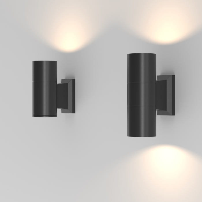 Aplică de exterior Bowery, Aluminiu Negru, 50W, MAYTONI O574WL-02B [3]