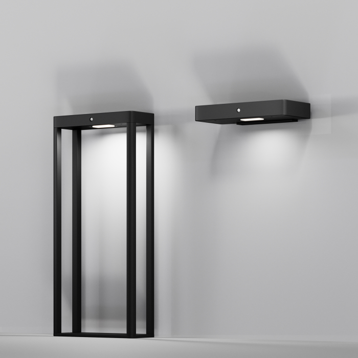 Aplică de exterior Pir, Aluminiu și sticlă Grafit, 2W, MAYTONI OSL456WL-L2GF3K [4]