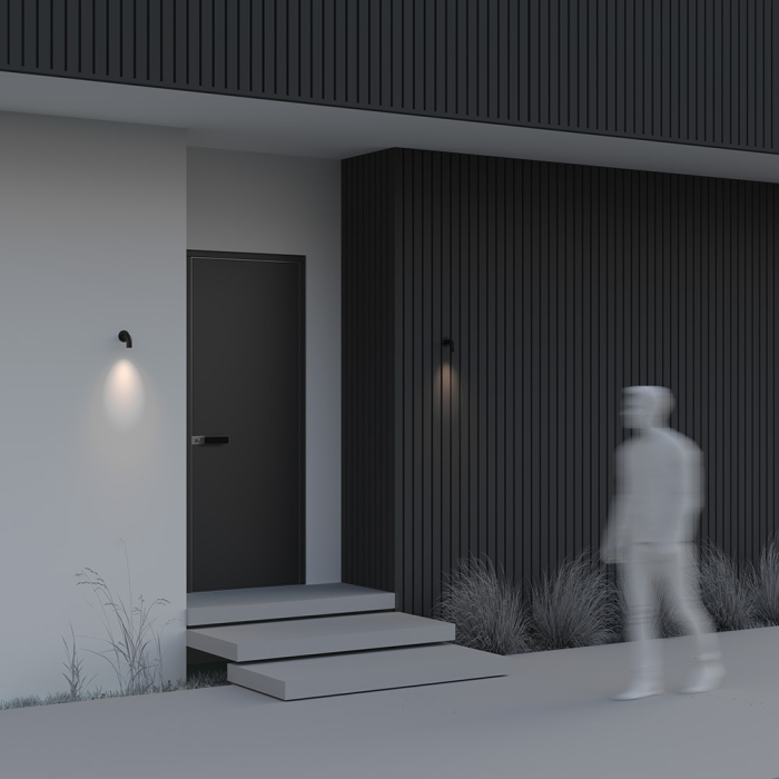 Aplică de exterior Sleek, Oțel inoxidabil Grafit, 2W, MAYTONI O477WL-L2GF3K [3]