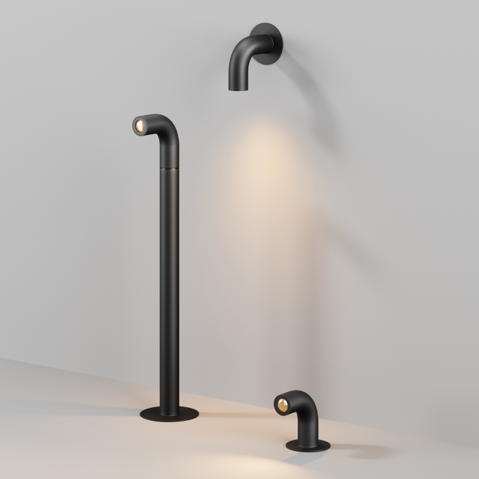 Aplică de exterior Sleek, Oțel inoxidabil Grafit, 2W, MAYTONI O477WL-L2GF3K [4]