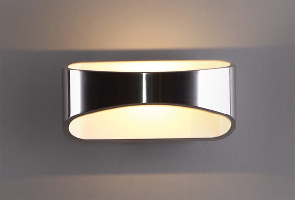 Aplica de perete crom iluminare LED bidirectionala Nelia 17x9,5x8 cm din metal, W0053 - Maxlight [3]