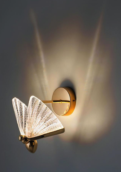 Aplica de perete cu LED MOOSEE BUTTERFLY M auriu., MSE010100324 - King [2]