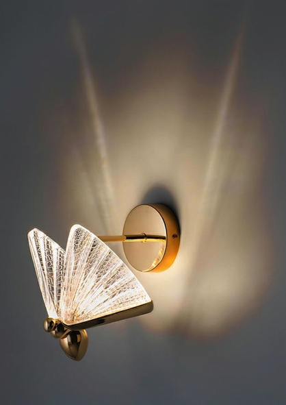 Aplica de perete cu LED MOOSEE BUTTERFLY S auriu, MSE010100323 - King [2]