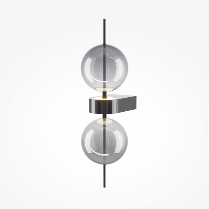 Aplică de perete DOUBLE MOON, Metal Negru, 8W, MAYTONI MOD478WL-L8B3K [8]