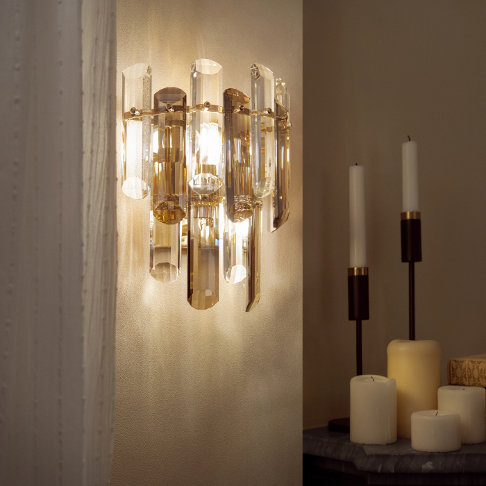 Aplică de perete Flare, Metal Auriu, 40W, MAYTONI DIA200WL-02G [3]