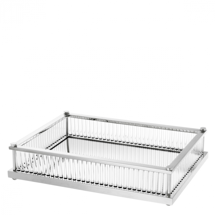   Tavă Cora rectangulară finisaj nichel 111642 EICHHOLTZ [1]