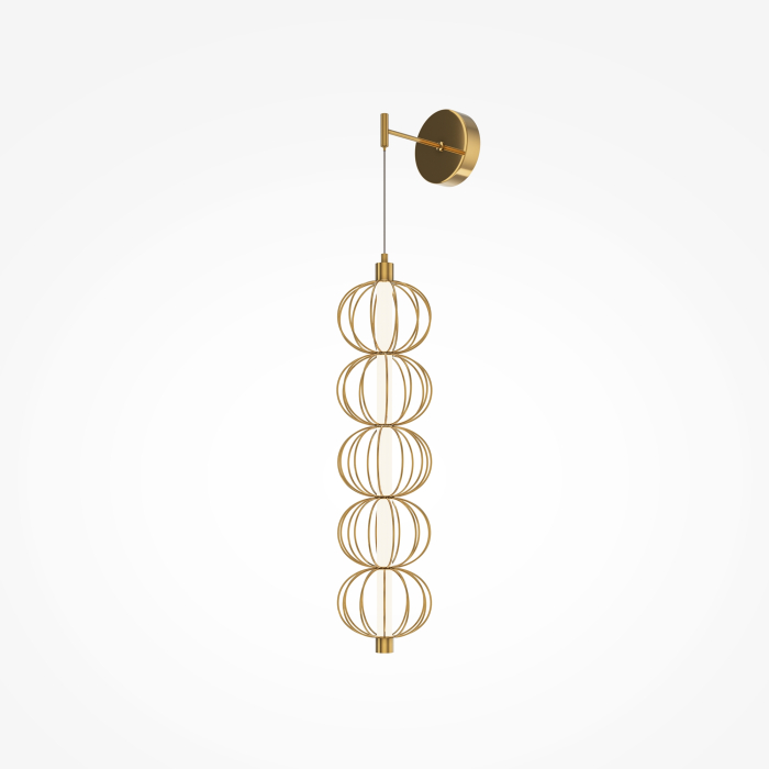 Aplică de perete Golden Cage, Metal Auriu, 17W, MAYTONI MOD216WL-L10G3K [8]