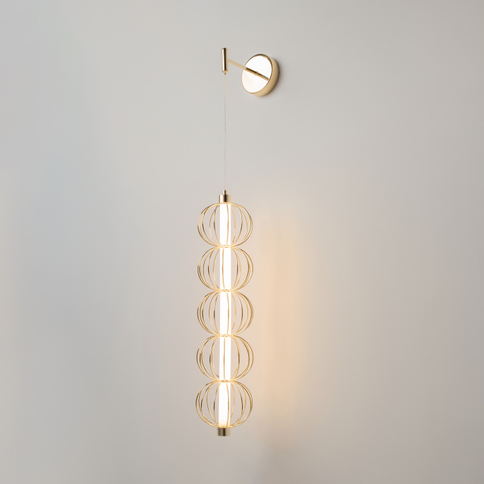 Aplică de perete Golden Cage, Metal Auriu, 17W, MAYTONI MOD216WL-L10G3K [3]