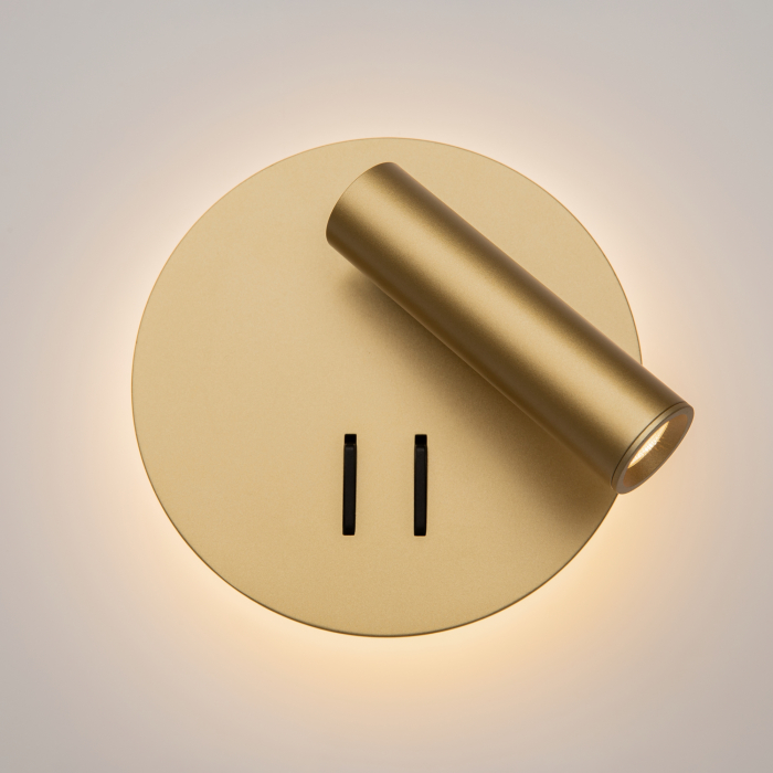 Aplică de perete Ios 176, Aluminiu Auriu mat, 9W, MAYTONI C176-WL-01-6W-MG [5]