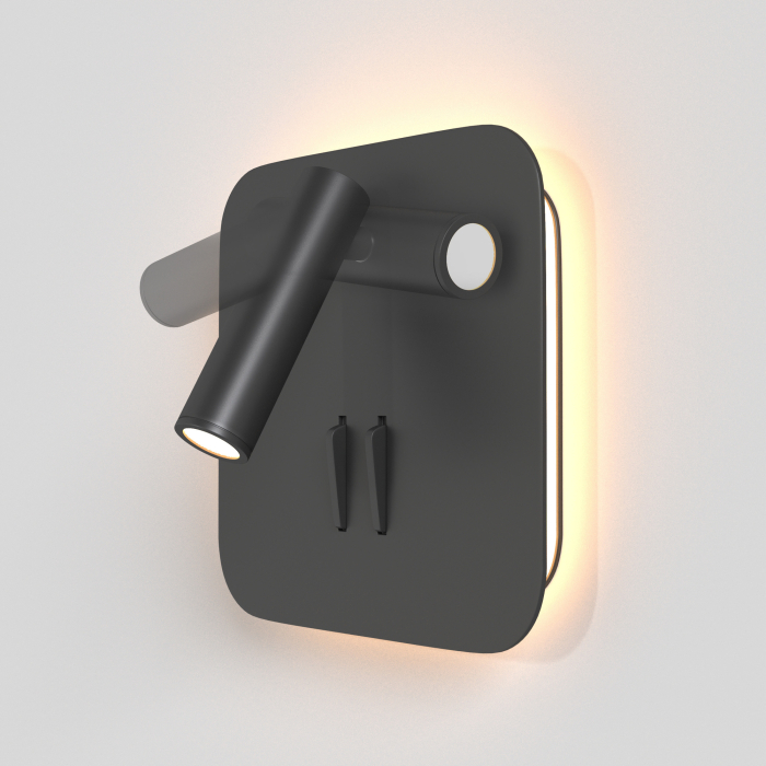 Aplică de perete Ios 176, Aluminiu Negru, 9W, MAYTONI C175-WL-01-6W-B [14]