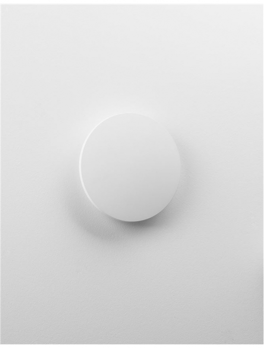Aplica de perete LED rotunda alba Nermina, din metal, Ø 14/18 cm, 9130506 - Novaluce [4]