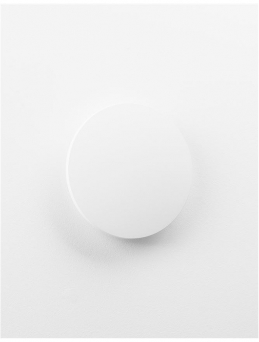 Aplica de perete LED rotunda alba Nermina, din metal, Ø 14/18 cm, 9130506 - Novaluce [11]