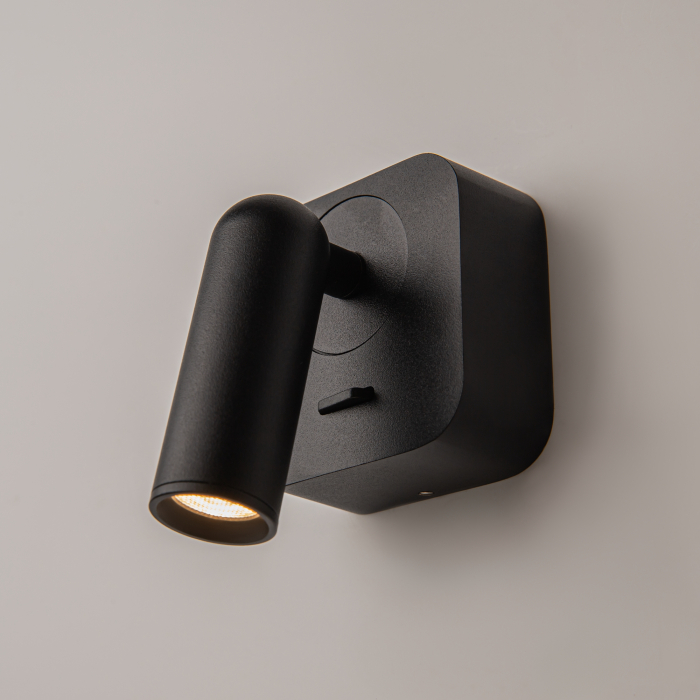 Aplică de perete Mirax, Metal Negru, 3W, MAYTONI C039WL-L3B3K [4]