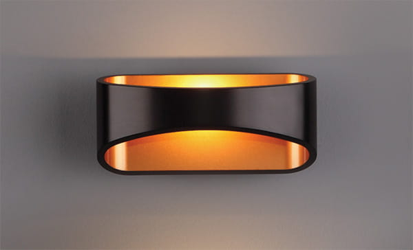 Aplica de perete neagra iluminare LED bidirectionala Nelia 17x9,5x8 cm din metal, W0054 - Maxlight [3]