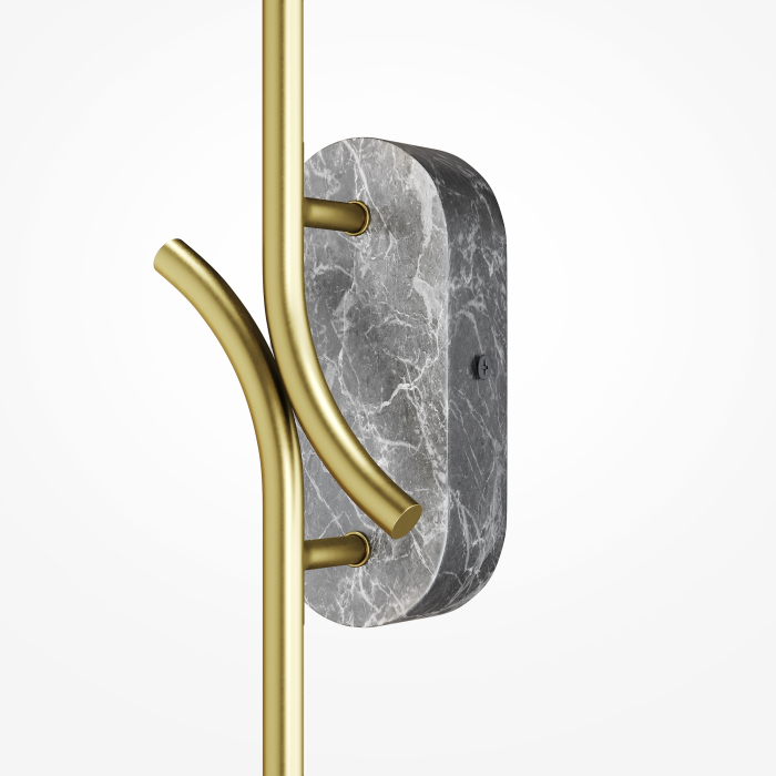 Aplică de perete RENAISSANCE, Metal și marmură Alamă, 7W, MAYTONI MOD256WL-L5BS3K2 [10]