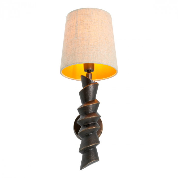   Aplica de perete Riverbank finisaj bronz cu accente incluzând abajur 118775 EICHHOLTZ [3]