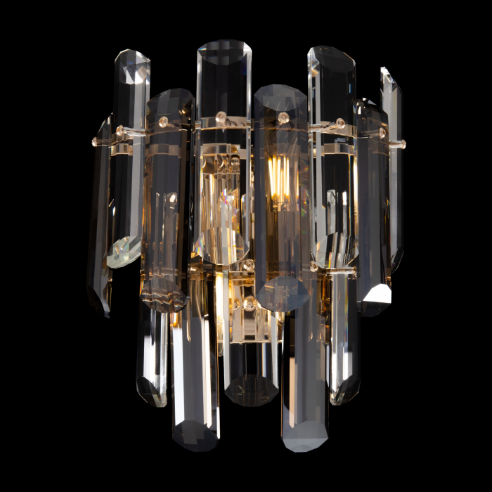Aplica Flare DIA200WL-02G, 2xE14, aurie+transparenta, IP20, Maytoni [2]