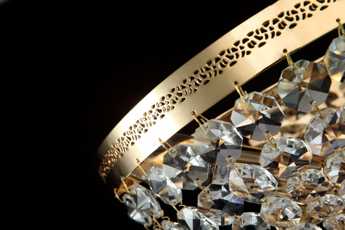 Aplica Ottilia DIA700-WL-02-G, 2xE14, aurie+transparenta, IP20, Maytoni [4]