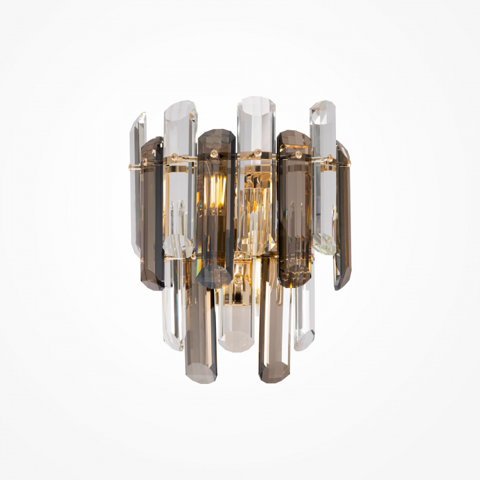 Aplica Flare DIA200WL-02G, 2xE14, aurie+transparenta, IP20, Maytoni [1]